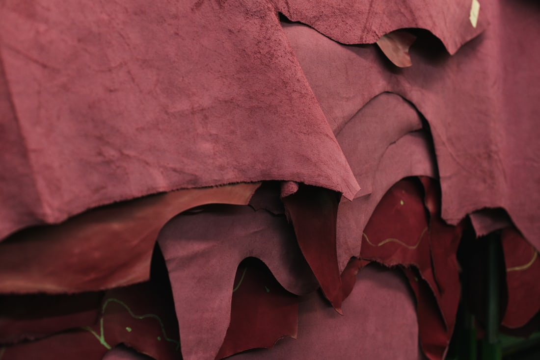 Raw Leather material